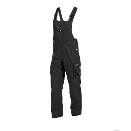 DASSY black suspenders with knee pockets and Segway logo.