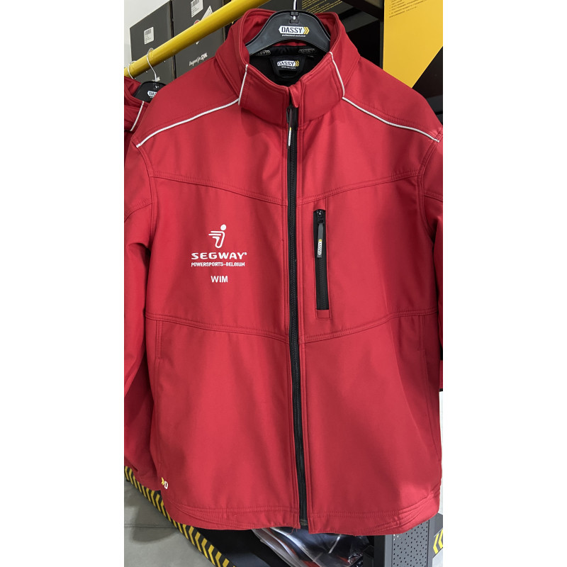 DASSY TAVIRA softshell jas met Segway logo DASSY TAVIRA softshell jas met Segway logo