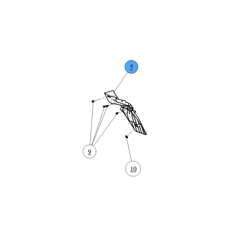 Segway laag spatbord achteraan links LOWER FENDER LR LOF - Partnr: A02H14900001 Segway laag spatbord achteraan links LOWER FENDER LR LOF - Partnr: A02H14900001