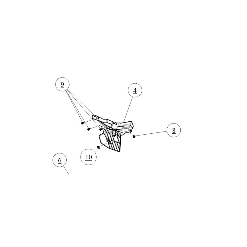 Segway laag spatbord achteraan rechts LOWER FENDER RR LOF - Partnr: A02H16600001 Segway laag spatbord achteraan rechts LOWER FENDER RR LOF - Partnr: A02H16600001