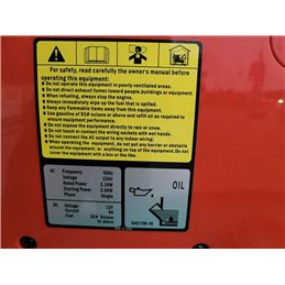 Segway geluidsarme kleine krachtige generator SGW2000i
