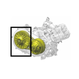 Segway CVT DRIVEN PULLEY ASSEMBLY(CX) - Partnr: F01E30000003