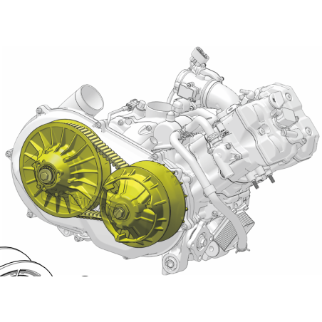 Segway Snarler AT6 570cc upgrade from CX CVT to CVTEch CVT