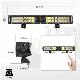 Auxbeam 5D-PRO Off Road Led Light Bar 22inch/560mm 180W 22000LM Spot Beam 