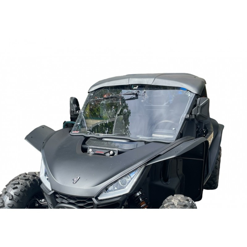 Segway Villain Pare-brise avant en polycarbonate avec essuie-glace (2024+) Segway Villain Pare-brise avant en polycarbonate avec essuie-glace (2024+)