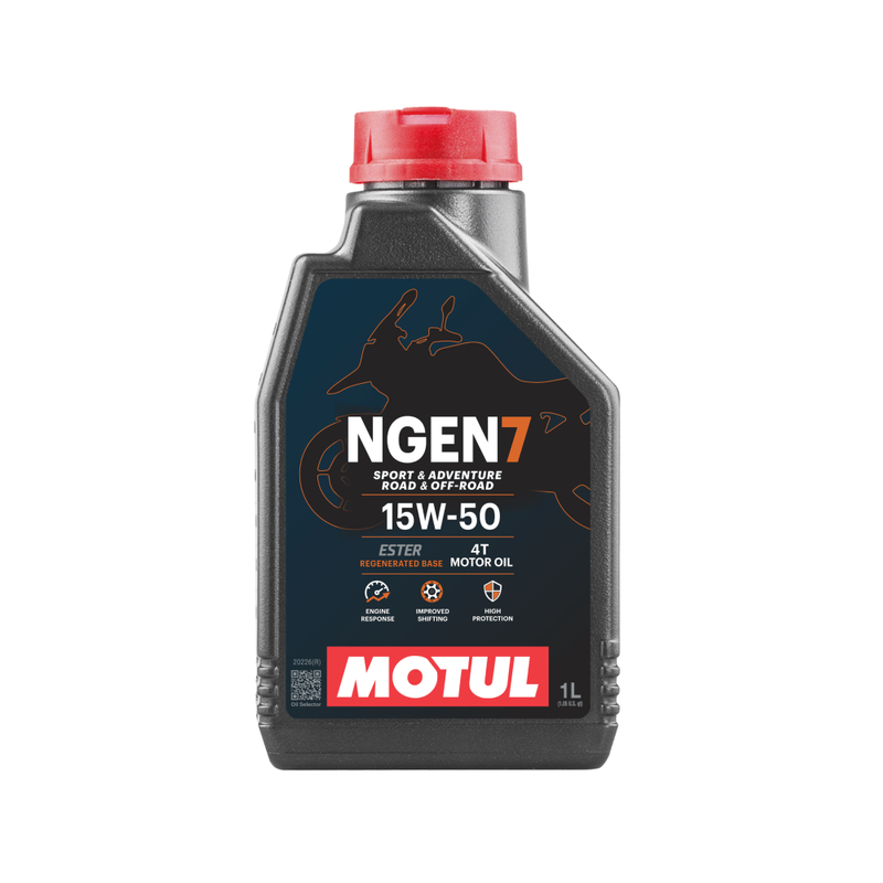 MOTUL NGEN 7 4T Motor Oil - 15W-50 1L MOTUL NGEN 7 4T Motor Oil - 15W-50 1L