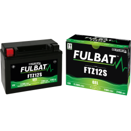 Fulbat battery  FTZ12S GEL  12Volt  Capacity:11Ah  CCA:210Amp  L:150 W:88 H:110   P/N:550637  Polarity: + / -