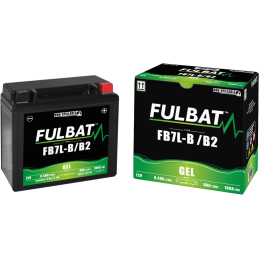 Fulbat battery  FB7L-B/B2  GEL  12Volt  Capacity:8Ah  CCA:100Amp  L:136 W:76 H:130   P/N:550995  Polarity: -/+