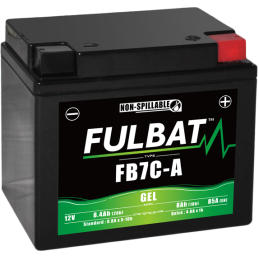 Fulbat battery  FB7C-A GEL  12Volt  Capacity:8Ah  CCA:85Amp  L:129 W:89 H:114   P/N:550989  Polarity: - / +