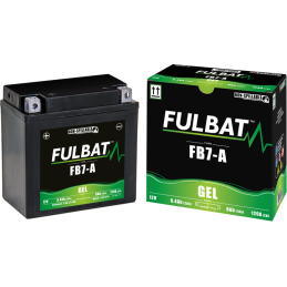Fulbat battery  FB7-A GEL  12Volt  Capacity:8Ah  CCA:120Amp  L:135 W:75 H:133   P/N:550992  Polarity: + / -