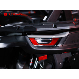 Segway Snarler AT10L-P is het premium model in de smalle uitvoering (Grey/Red)